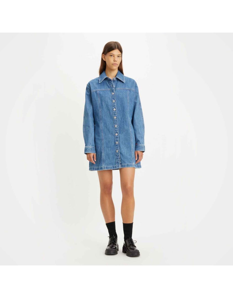 Women's Levis Shay Denim Dress in Blue