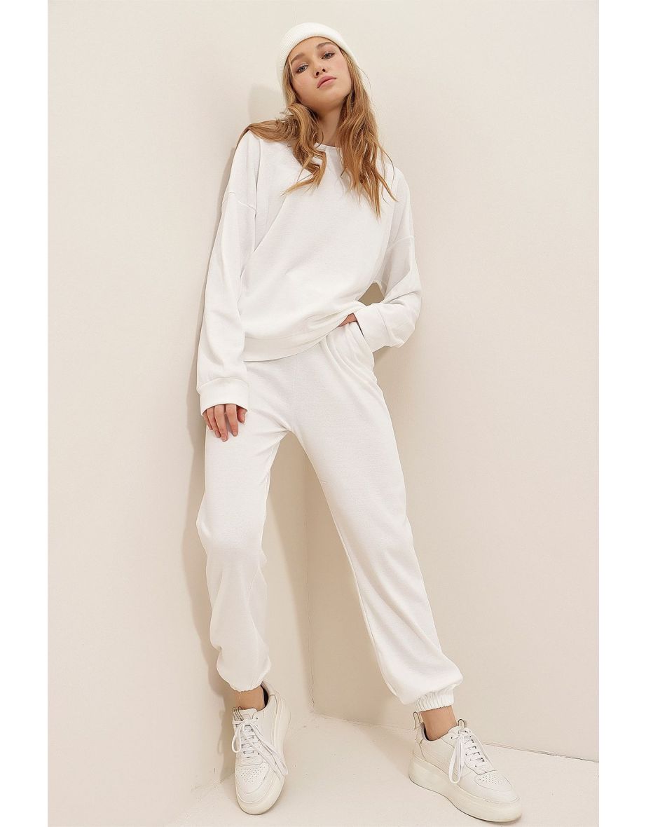 Sweatsuit - White - Regular fit