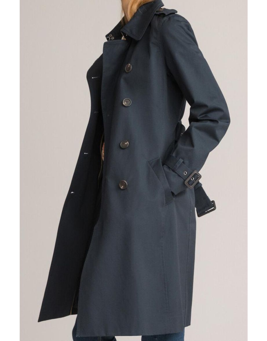 Cotton Long Trench Coat