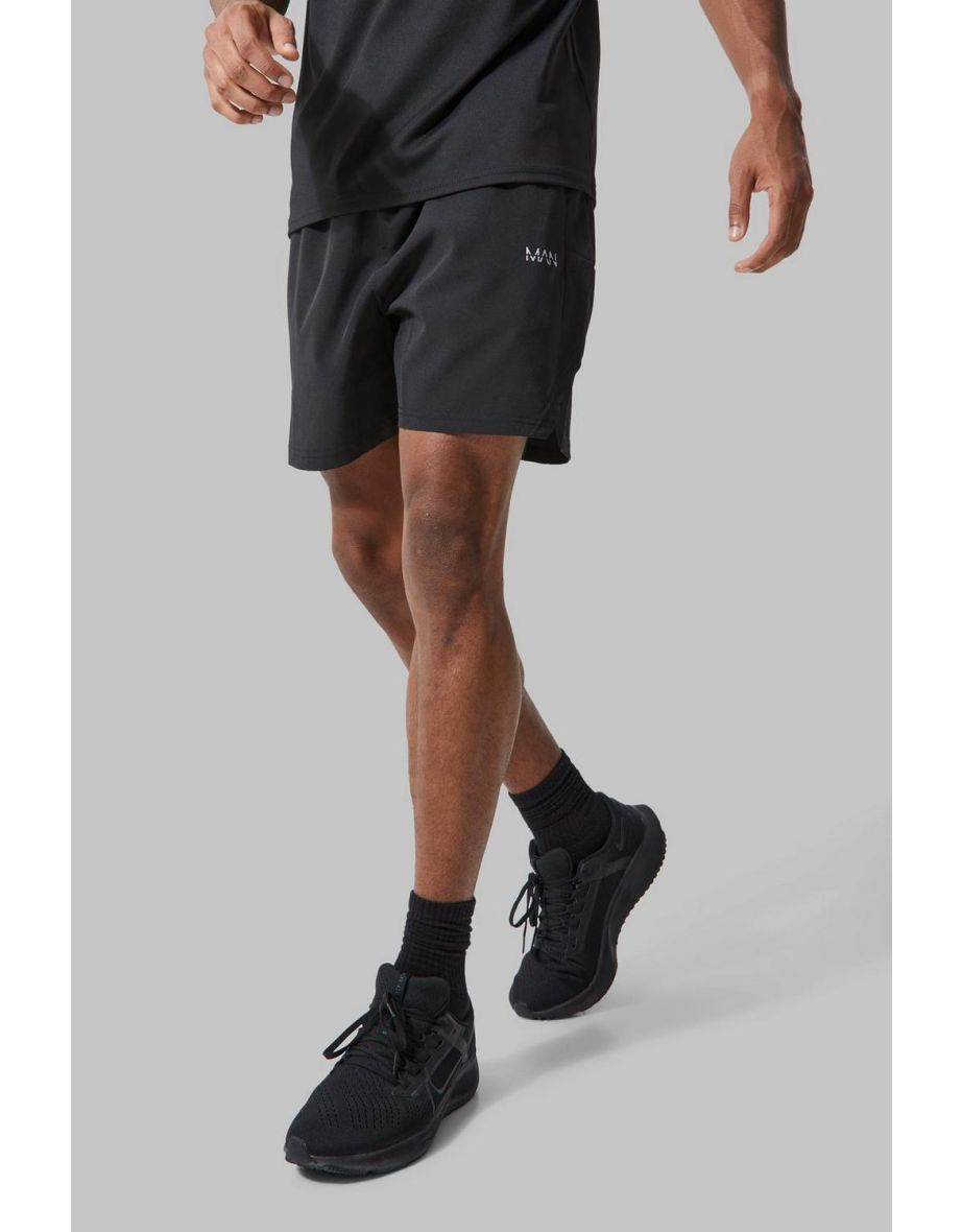 Man Active X Andrei Stretch Gym Shorts - black