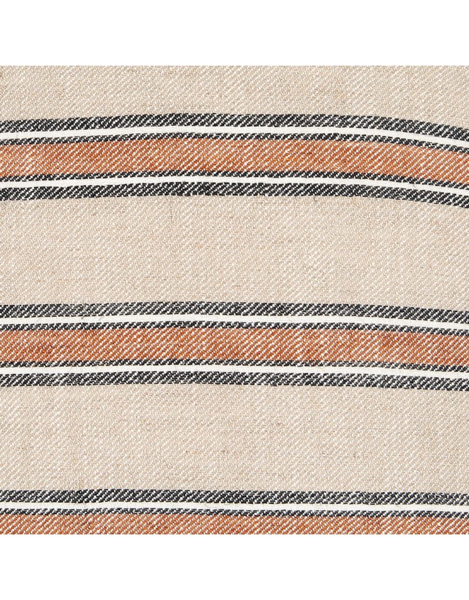 ANUSHA Striped Cotton & Linen Cushion Cover - 3