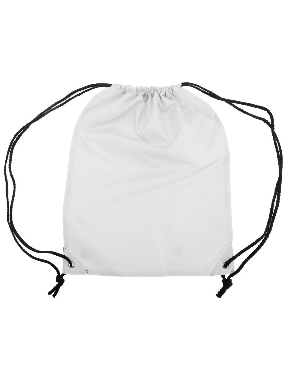 Shugon Stafford Plain Drawstring Tote Bag - 13 Litres (Pack of 2) - White