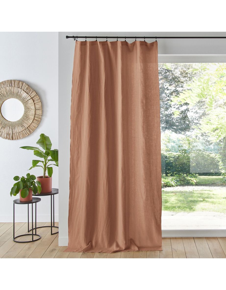 Onega Washed Linen Single Voile Panel