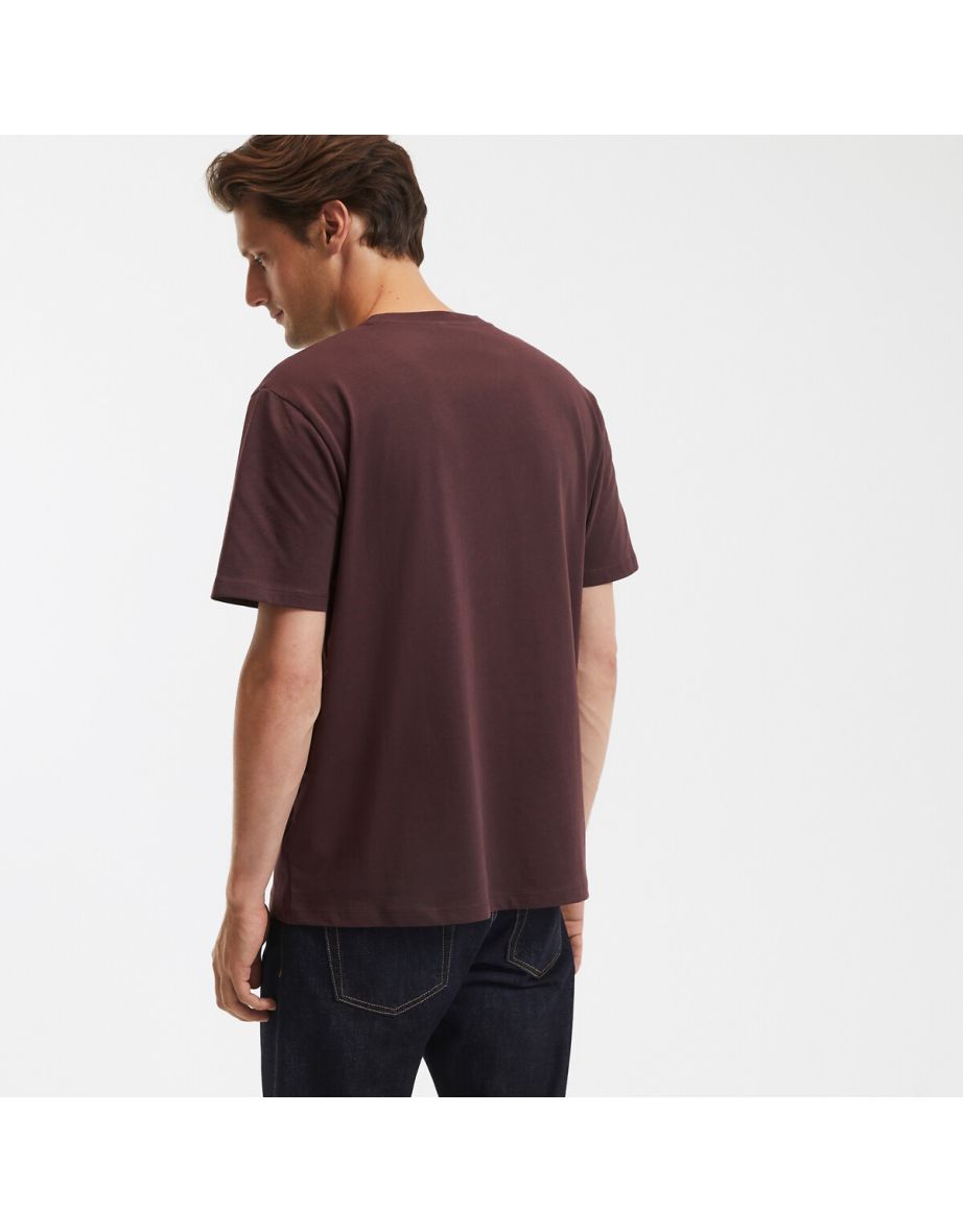 Organic Cotton T-Shirt with Crew Neck and Short Sleeves - 4