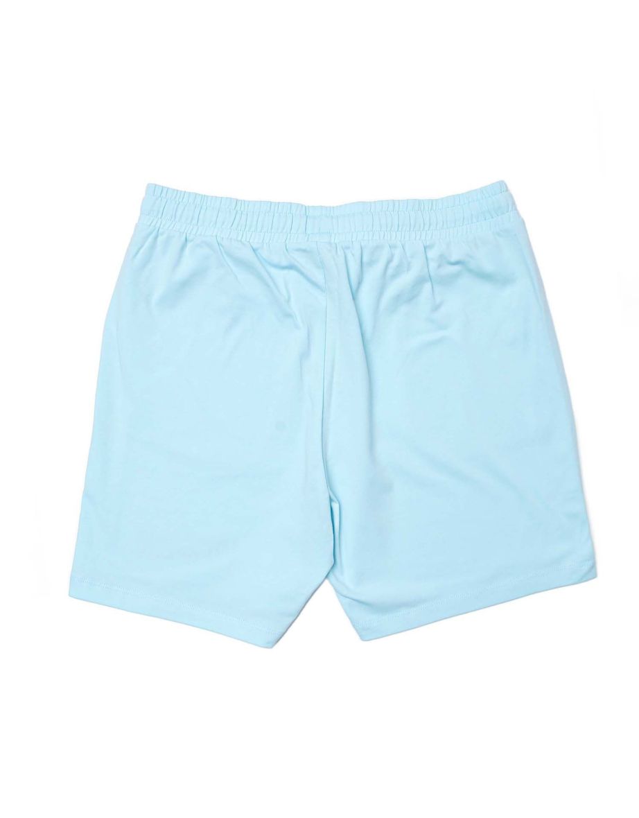 Boy's Moschino Logo Print Shorts in Blue - 1