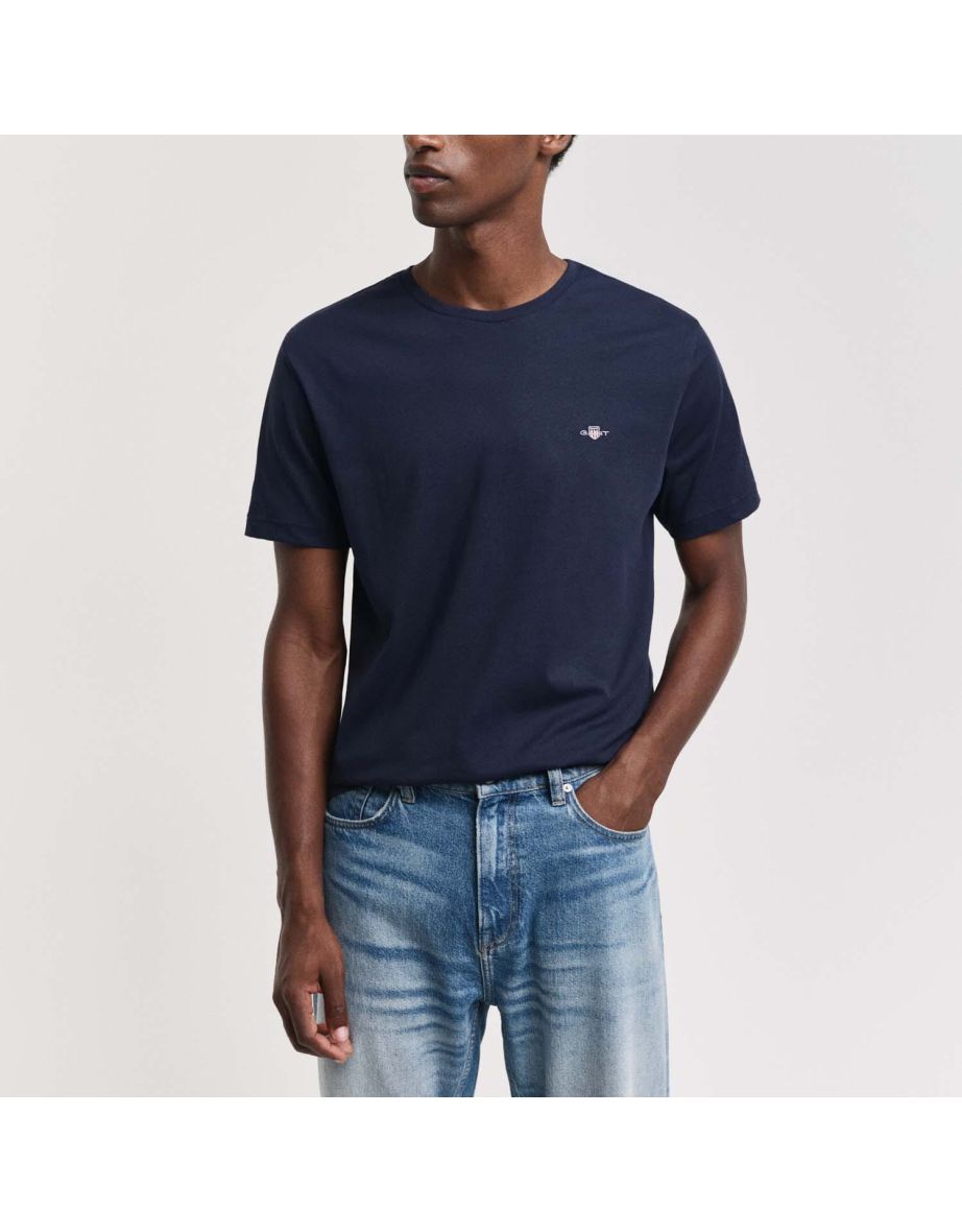 Men's Gant Archive Shield T-Shirt in Blue