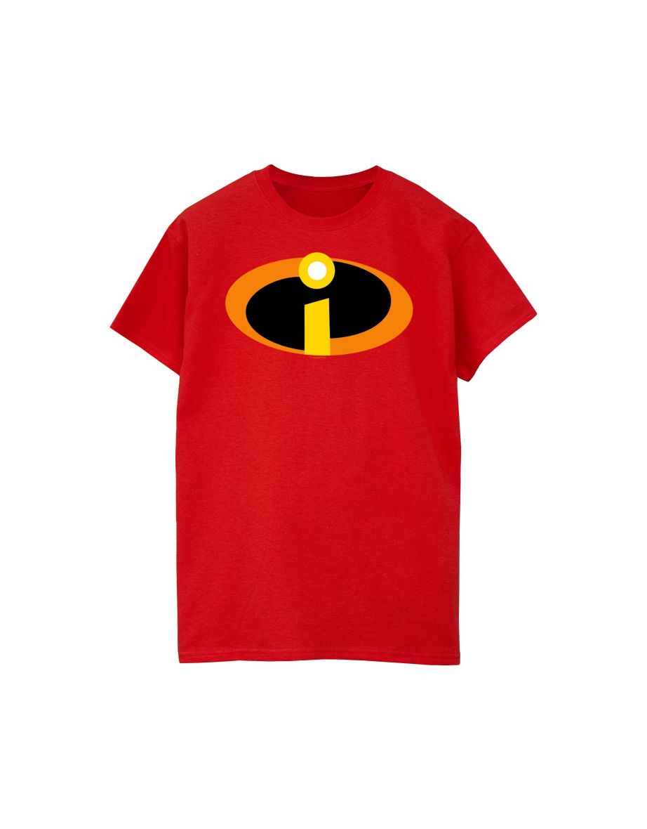 Disney Womens/Ladies The Incredibles Costume Logo Cotton T-Shirt - Red - 1