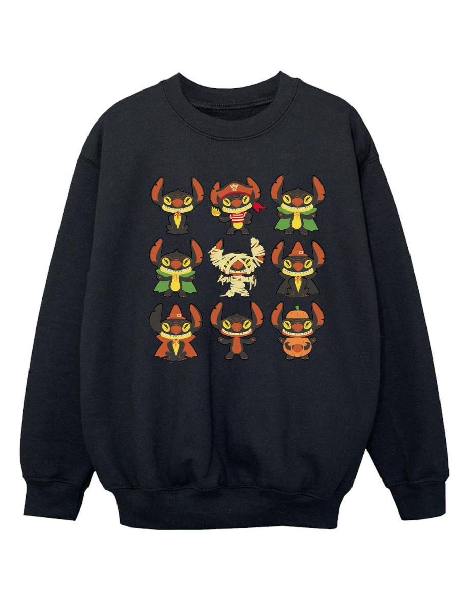 Disney Girls Lilo & Stitch Halloween Costumes Sweatshirt - Black