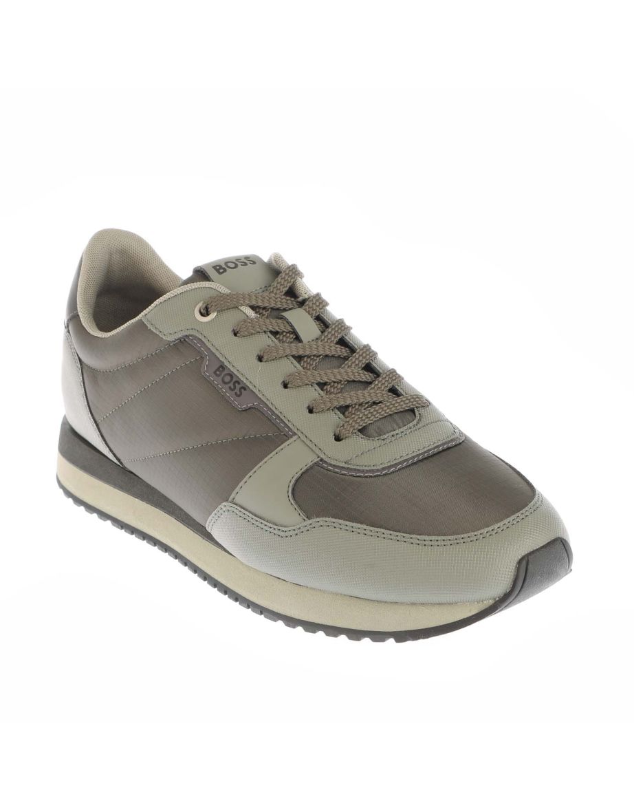 Men's Boss Kai Running Trainers in Green