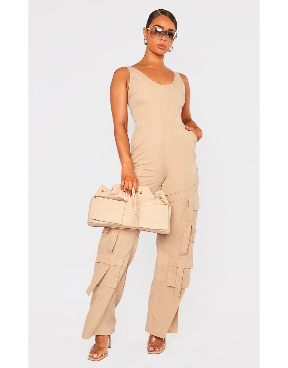 Stone utility jumpsuit clearance