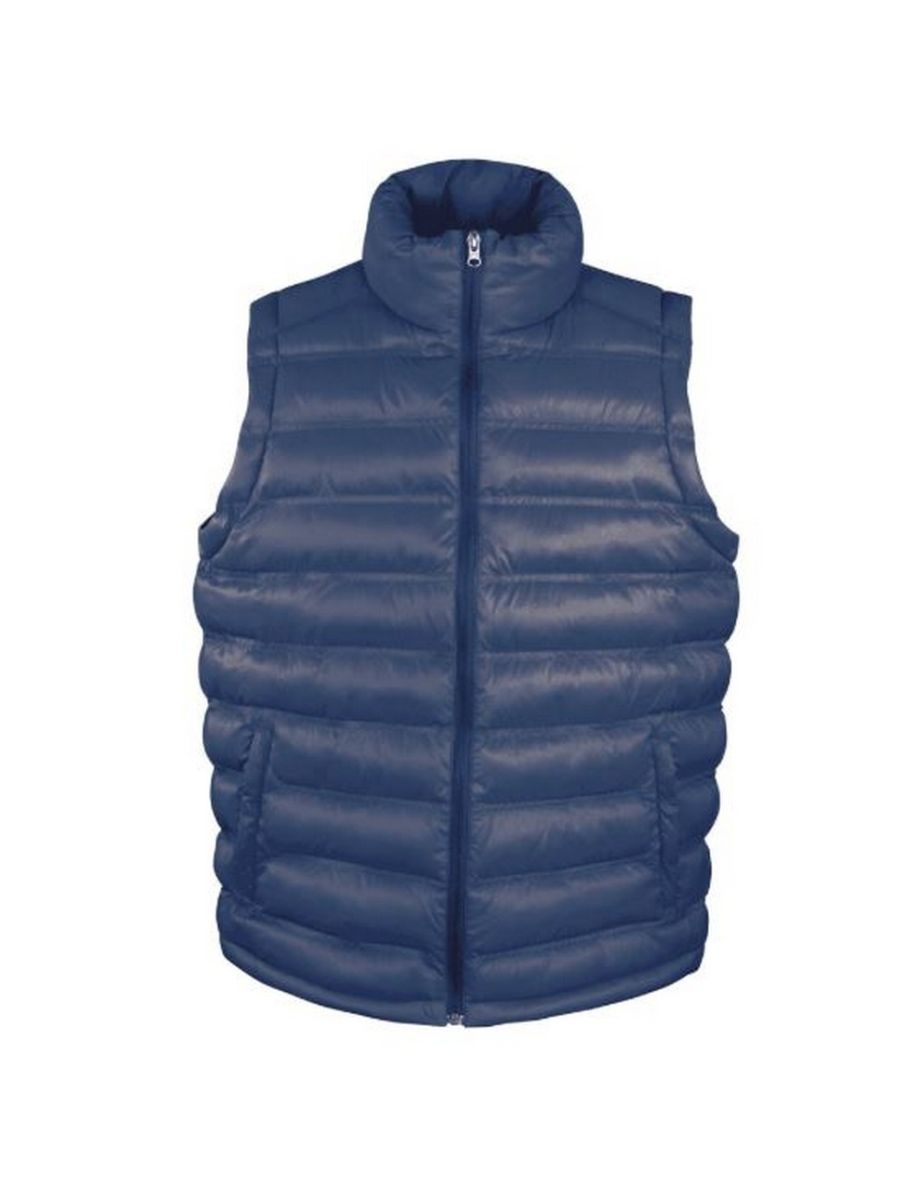 Result Mens Ice Bird Padded Bodywarmer / Gilet Jacket - Navy Blue
