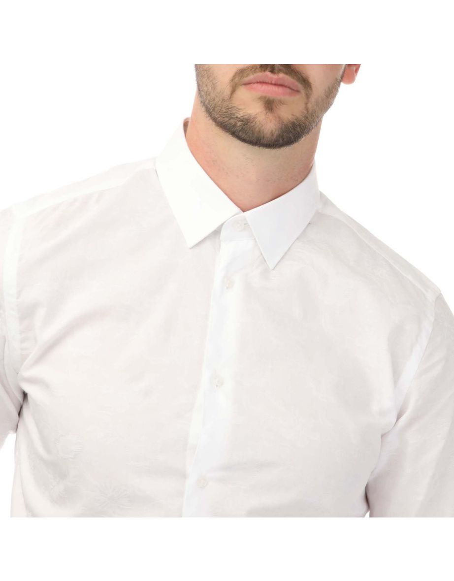 Men's Ted Baker Formal Shirt in White - 3