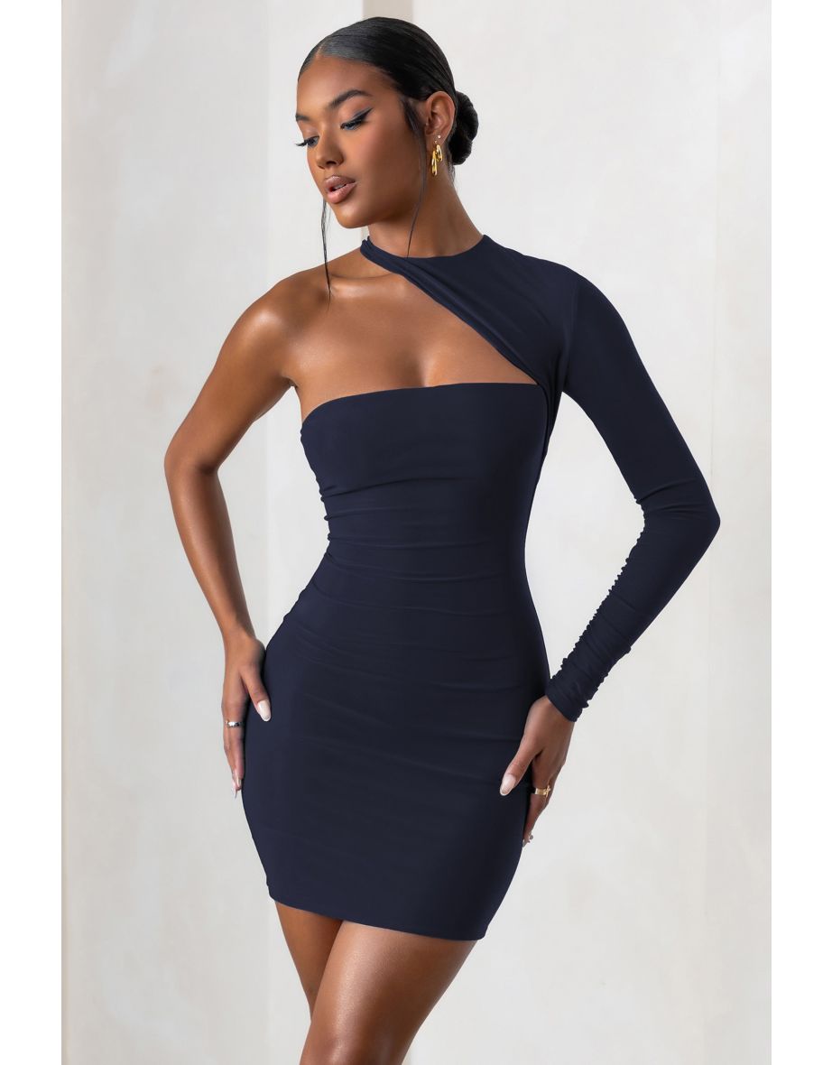 One shoulder online mini dresses