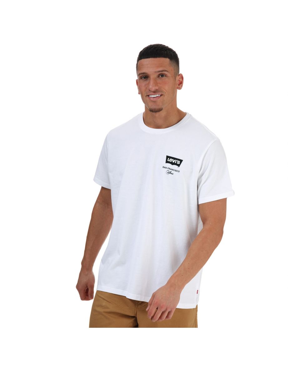 Men's Levis Graphic Housemark T-Shirt in White