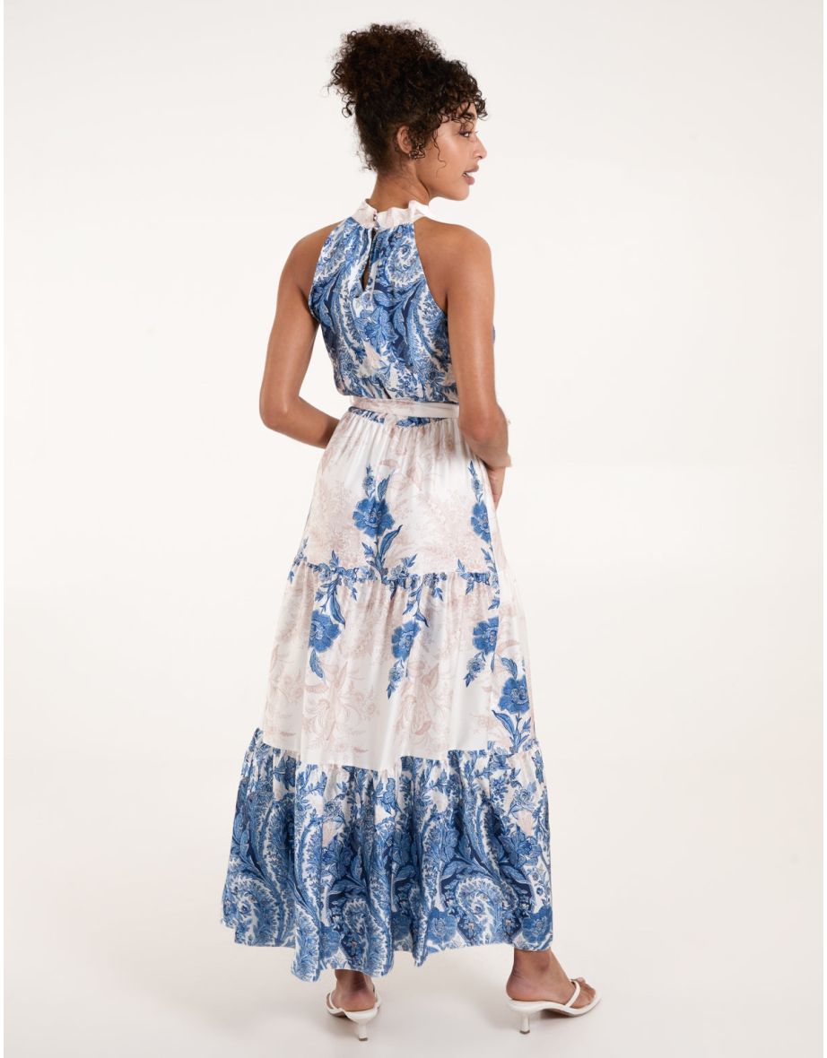 Paisley Floral Occasion Dress - 4