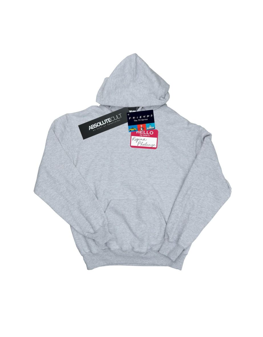 Friends Girls Regina Phalange Name Tag Hoodie - Sports Grey - 1