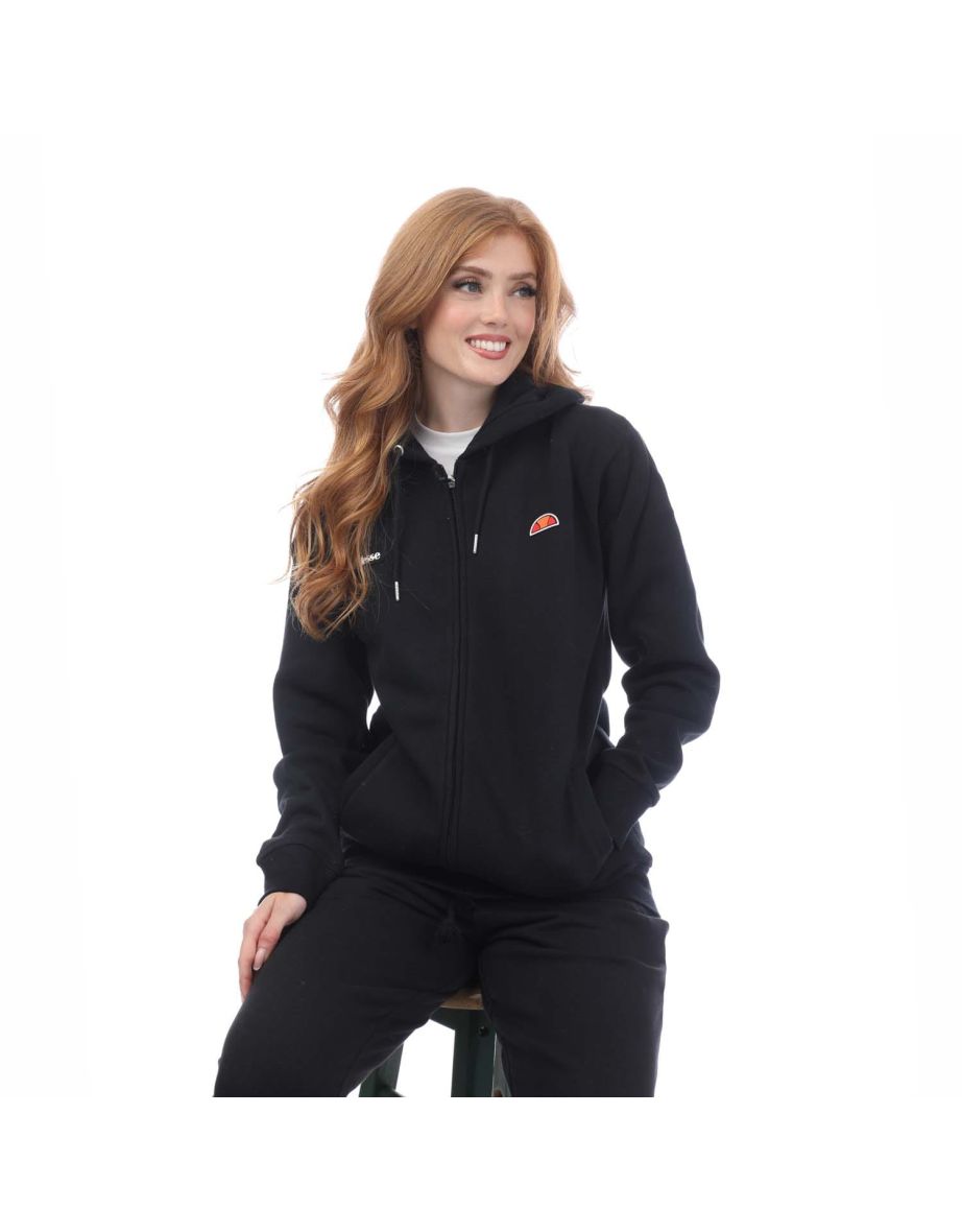 Women's Ellesse Henicea Full Zip Hoody in Black - 3