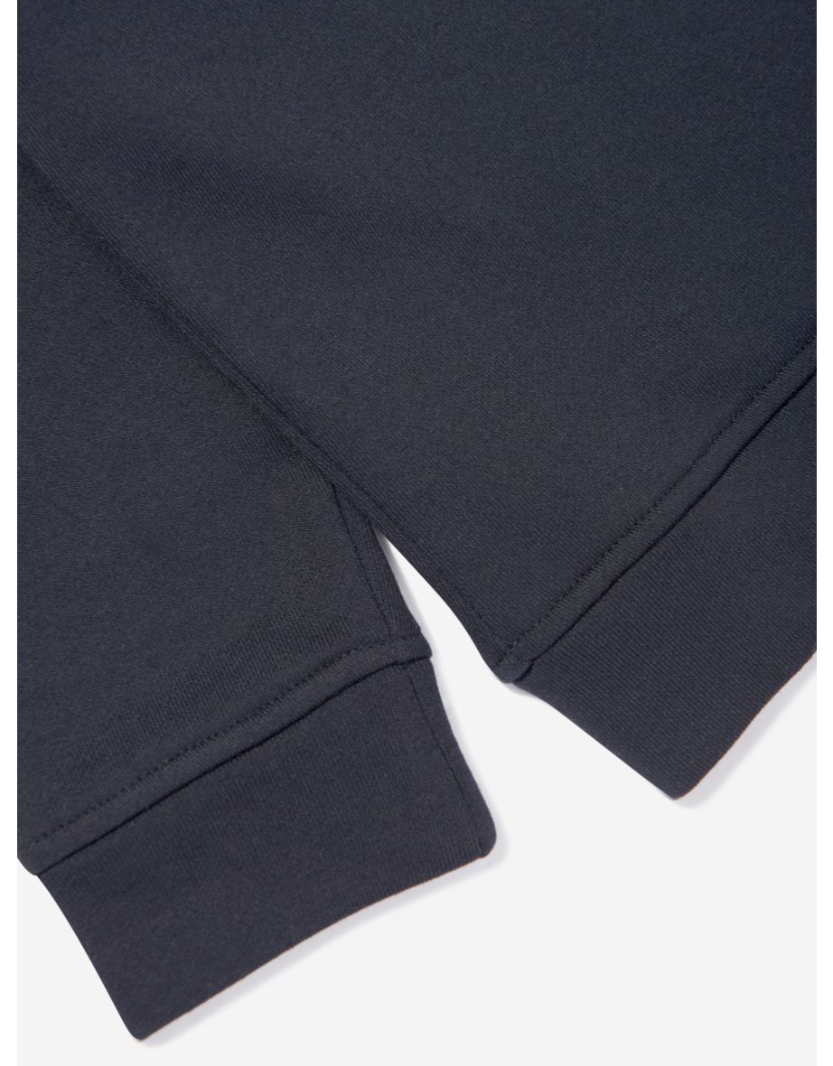 Boys Eagle Logo Sweatshirt in Navy - 3