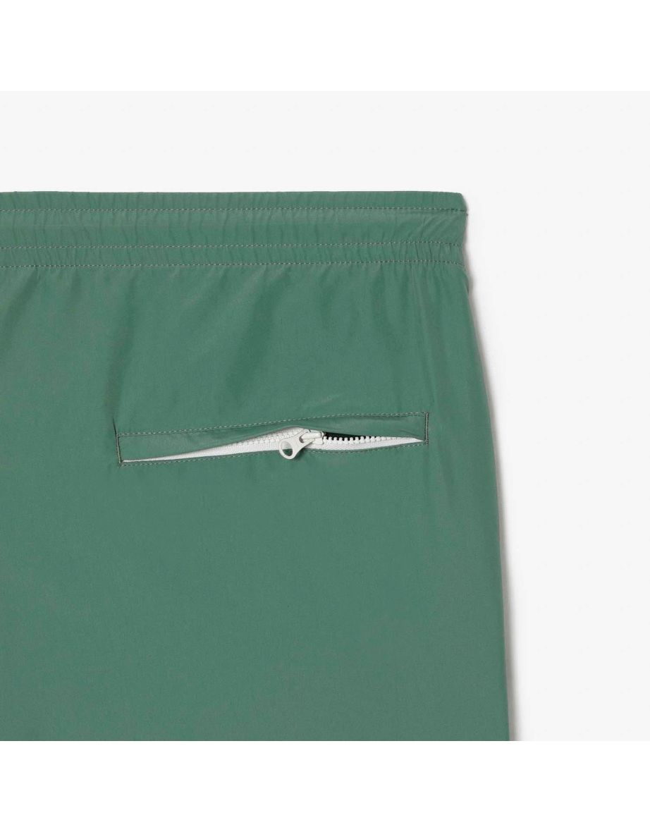 Men's Lacoste Regular Fit Water Repellent Joggers in Green - 4