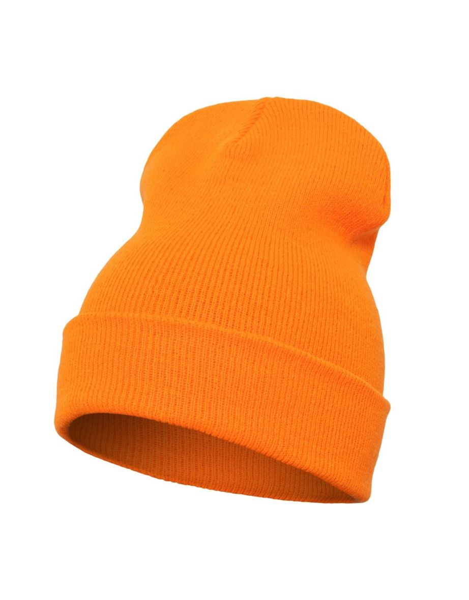 Yupoong Flexfit Unisex Heavyweight Long Beanie Winter Hat - Blaze Orange
