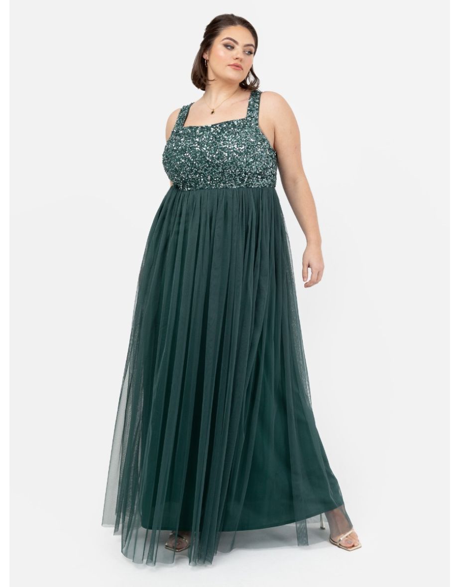 Maya deluxe embellished maxi dress outlet