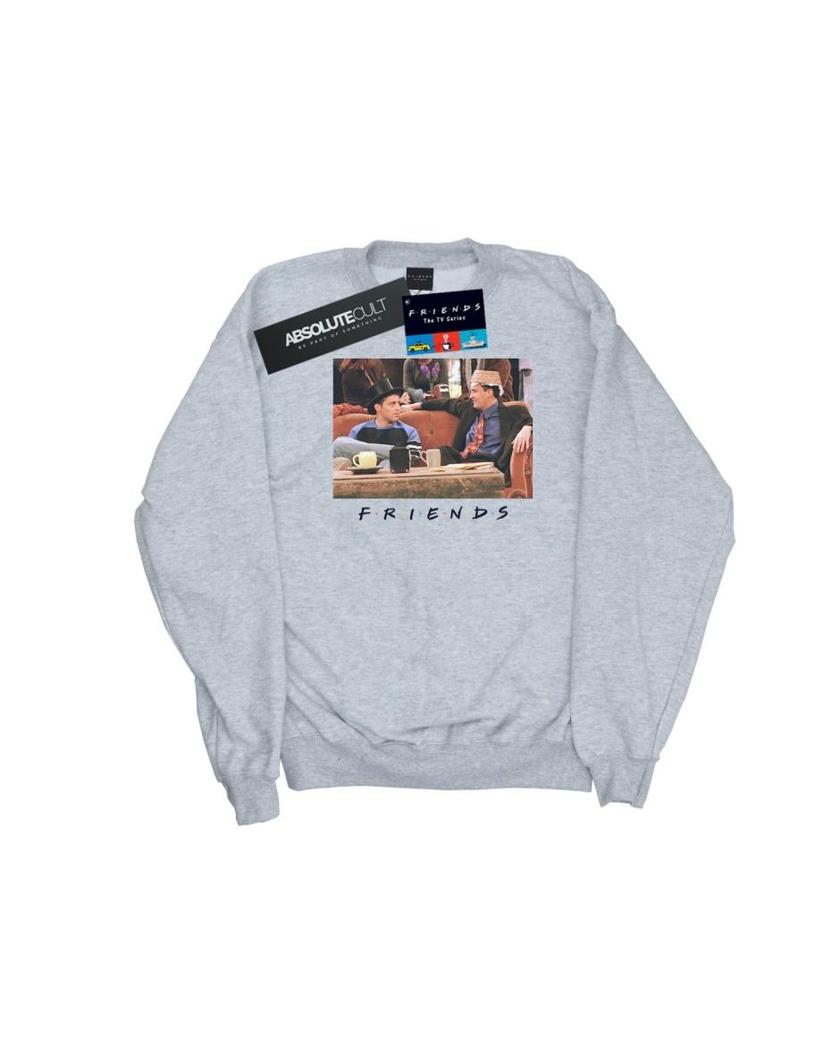 Shop Friends Girls Joey And Chandler Hats Sweatshirt Sports Grey Online in Oman VogaCloset