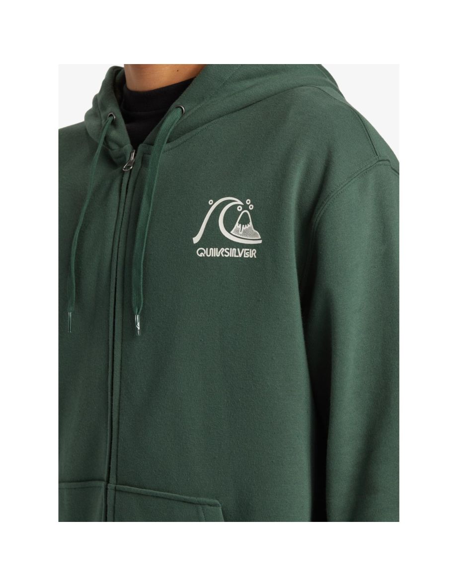 Quiksilver Mens Graphic Zip Up Hoodie - 3