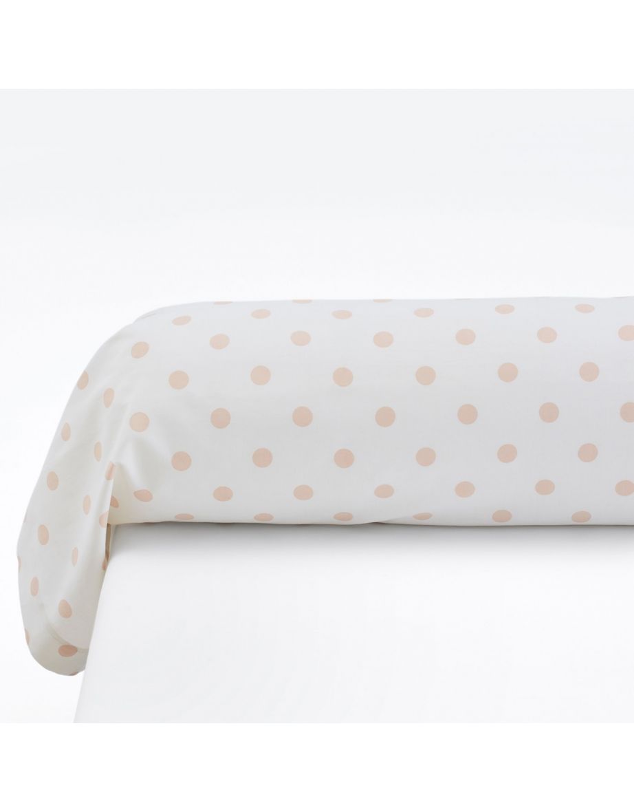 CLARISSE Polka-Dot Cotton Bolster Case