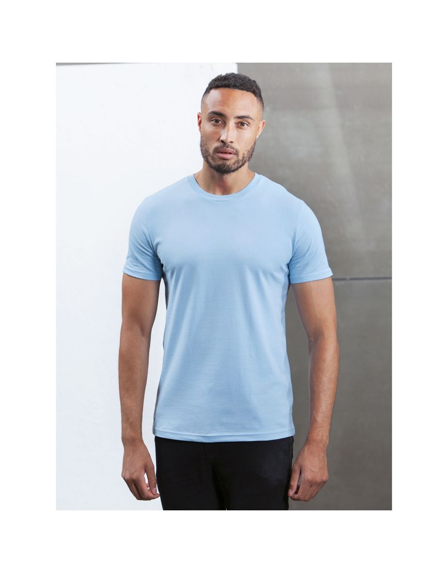 Mantis Mens Organic T-Shirt - Sky Blue - 1