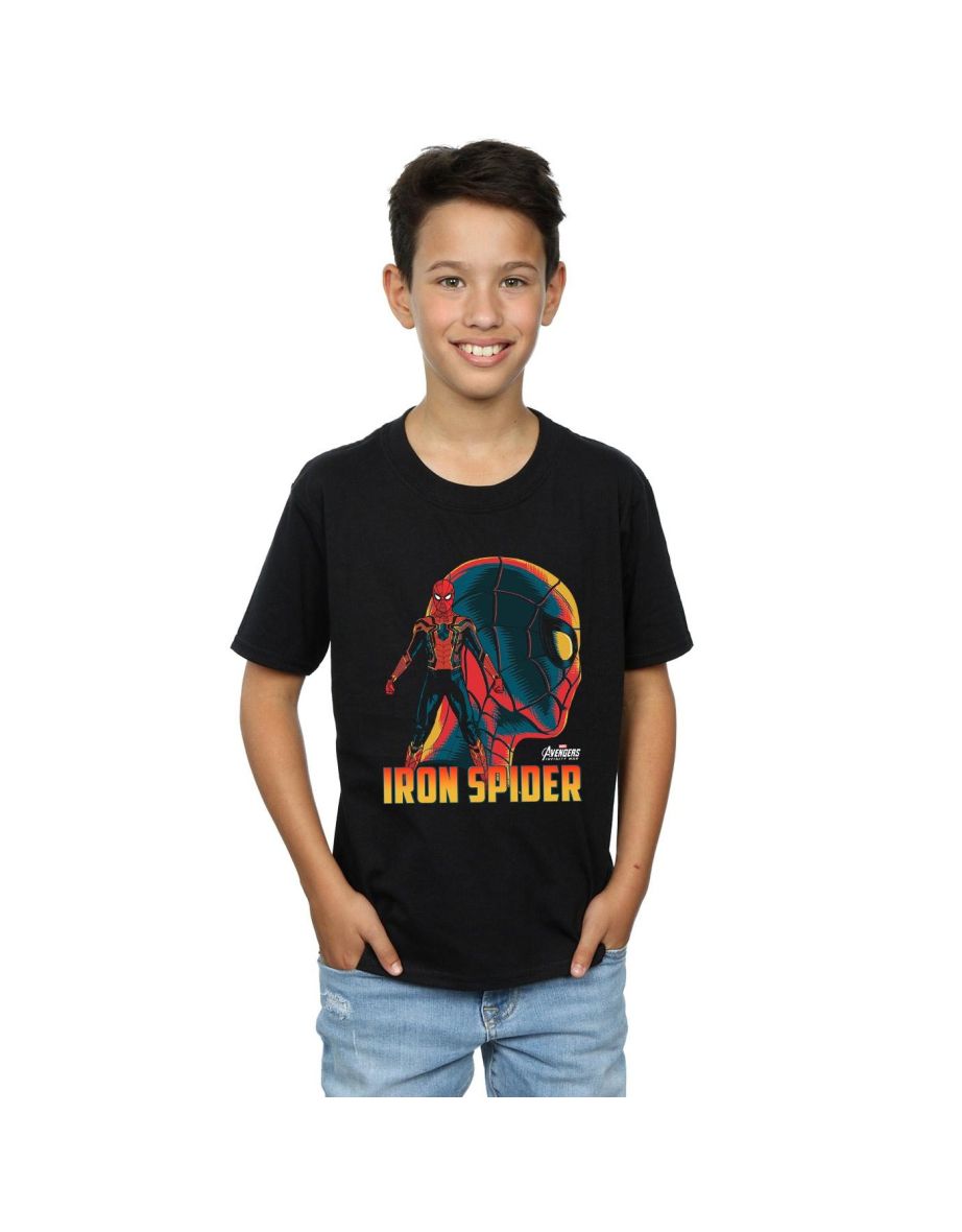 Avengers Infinity War Boys Iron Spider Character T-Shirt - Black - 3