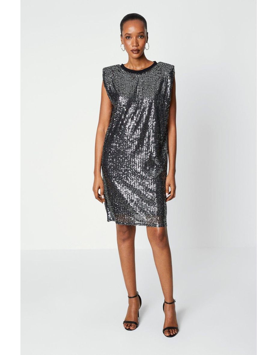 Principles black top sequin dress