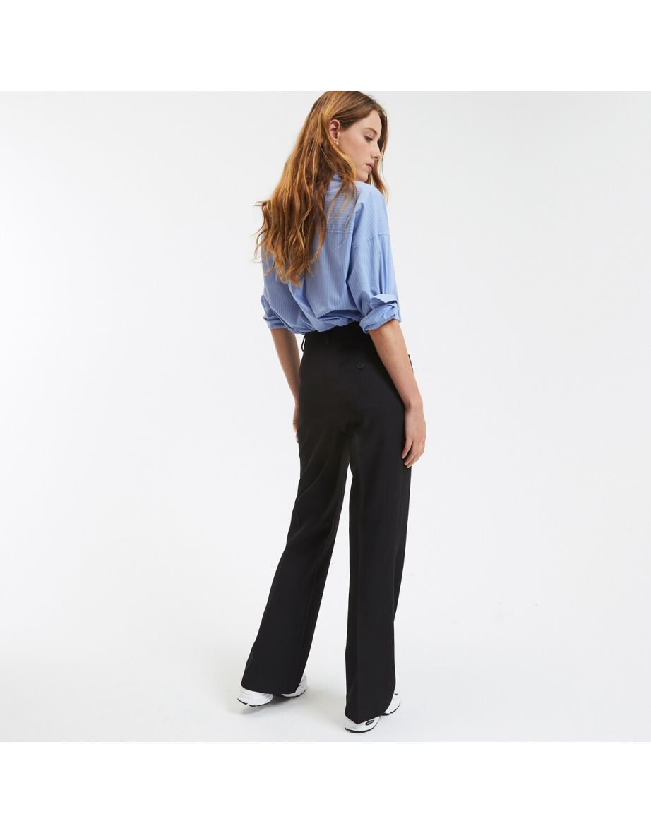 Recycled Flared Trousers, Length 31.5" - 4