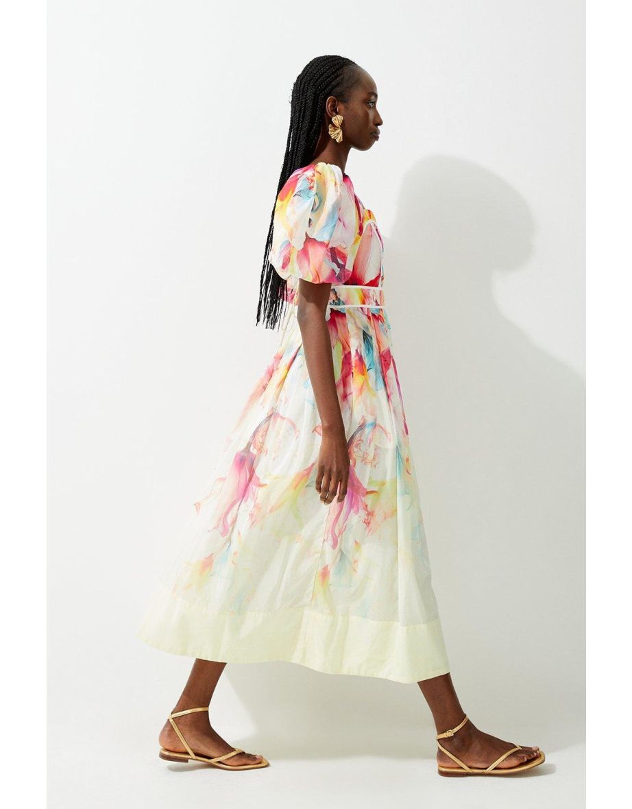 Floral ombre dress hot sale