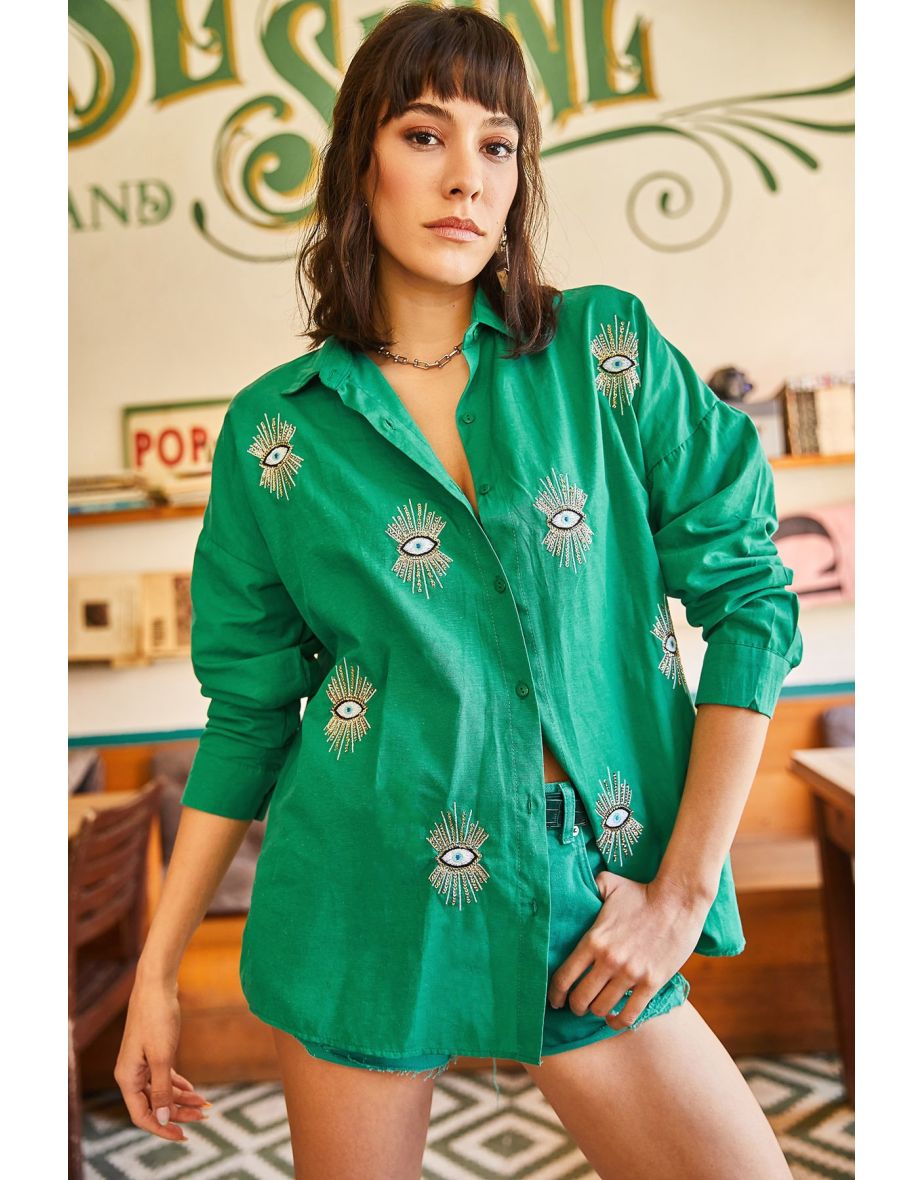 Shirt - Green - Oversize