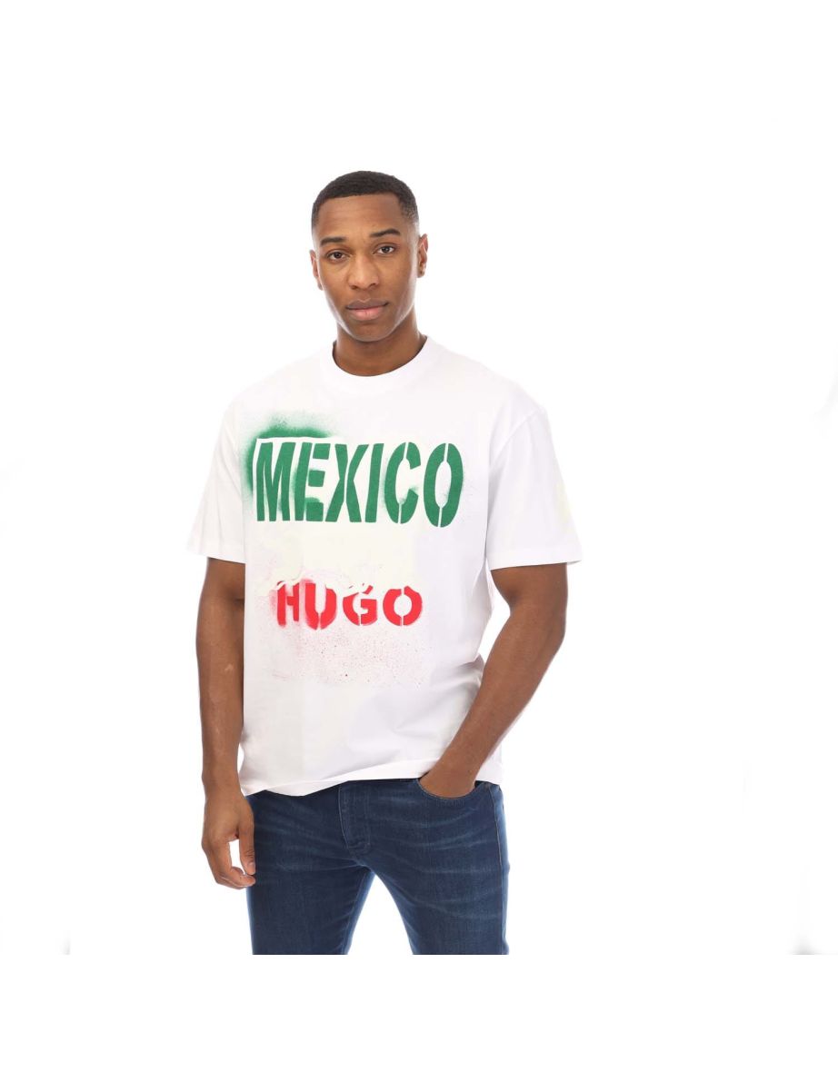 Men's Hugo Mexico Graphic T-Shirt in White