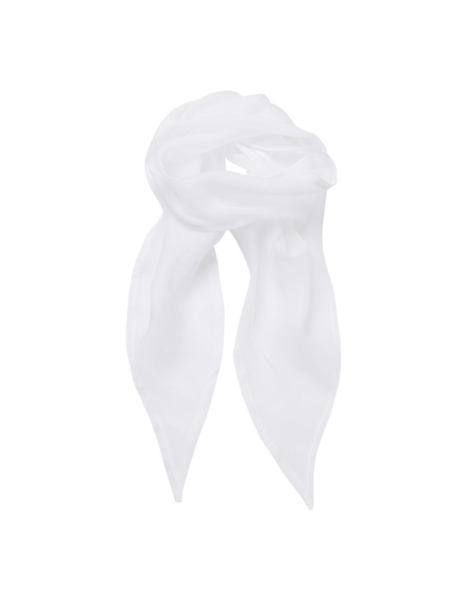 Premier Ladies/Womens Work Chiffon Formal Scarf - White