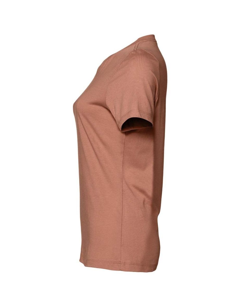 Bella + Canvas Womens/Ladies Relaxed Jersey T-Shirt - Terracotta - 2