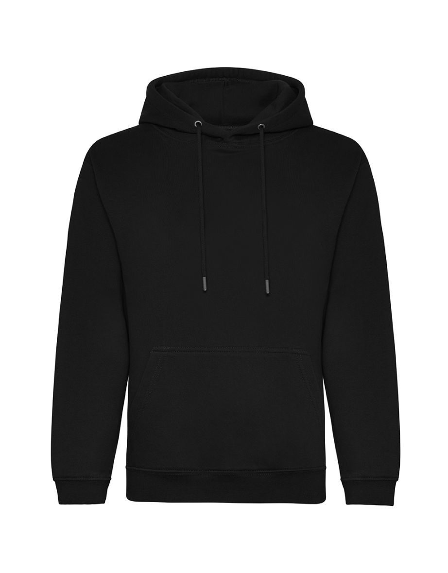 Awdis Mens Organic Hoodie - Deep Black