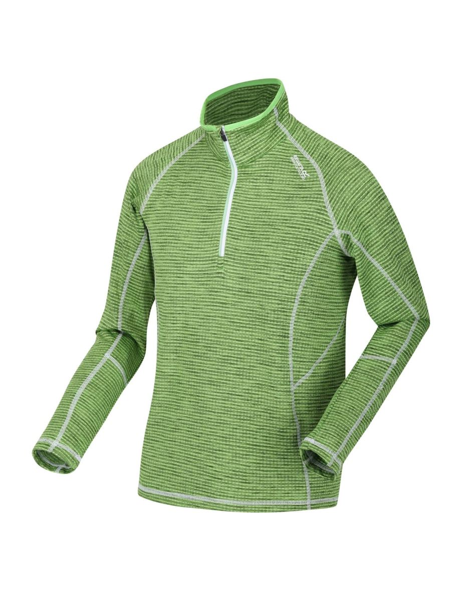Men's Regatta Yonder Half-Zip Top in Green - 2