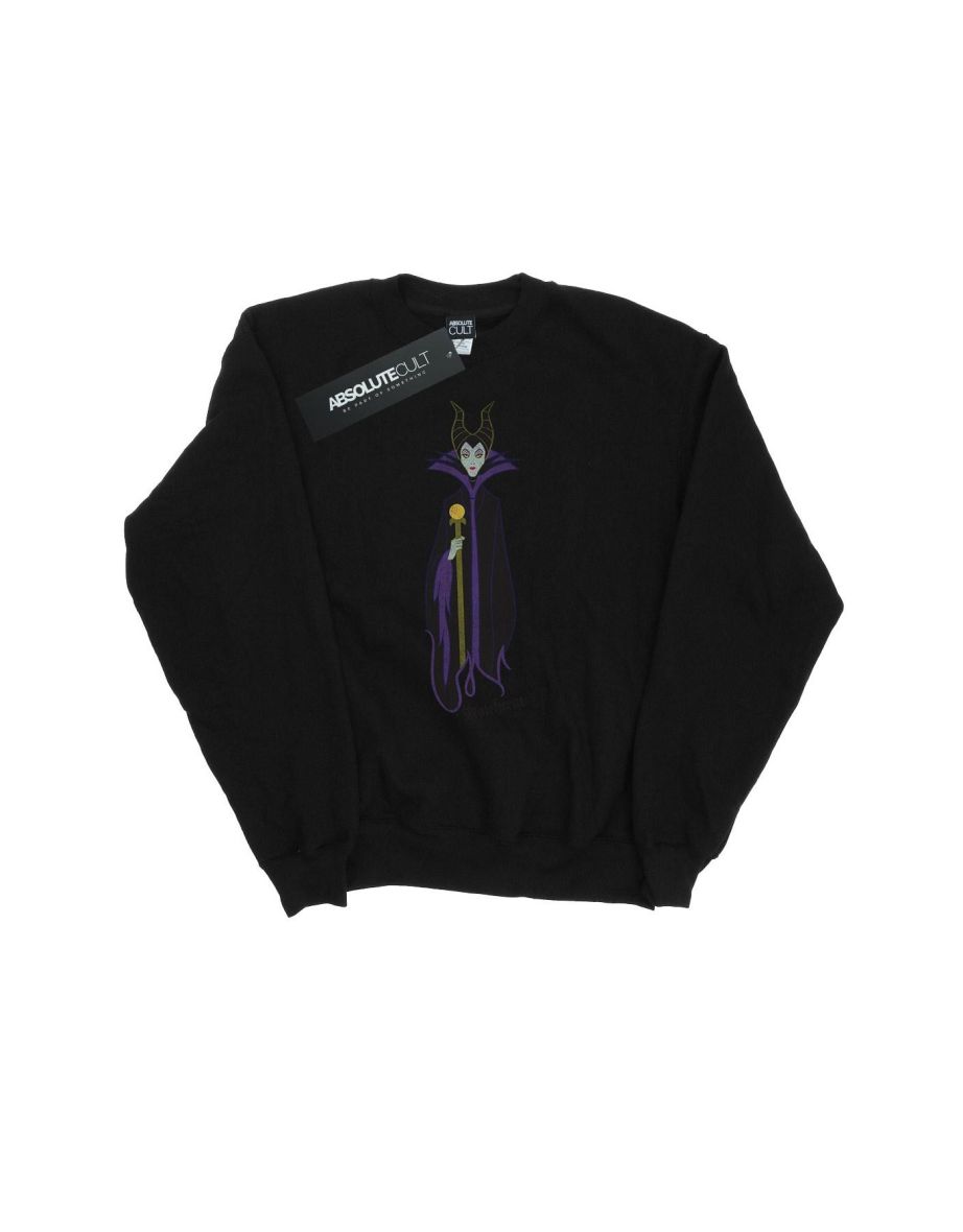 Shop Disney Mens Sleeping Beauty Classic Maleficent Sweatshirt Black Online in Bahrain VogaCloset