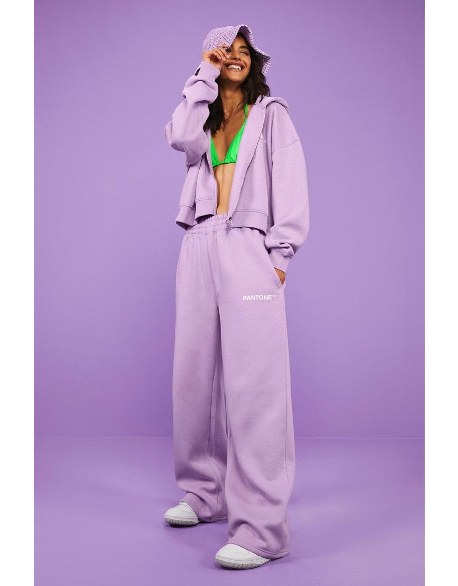 Pantone Straight Leg Jogger - lilac