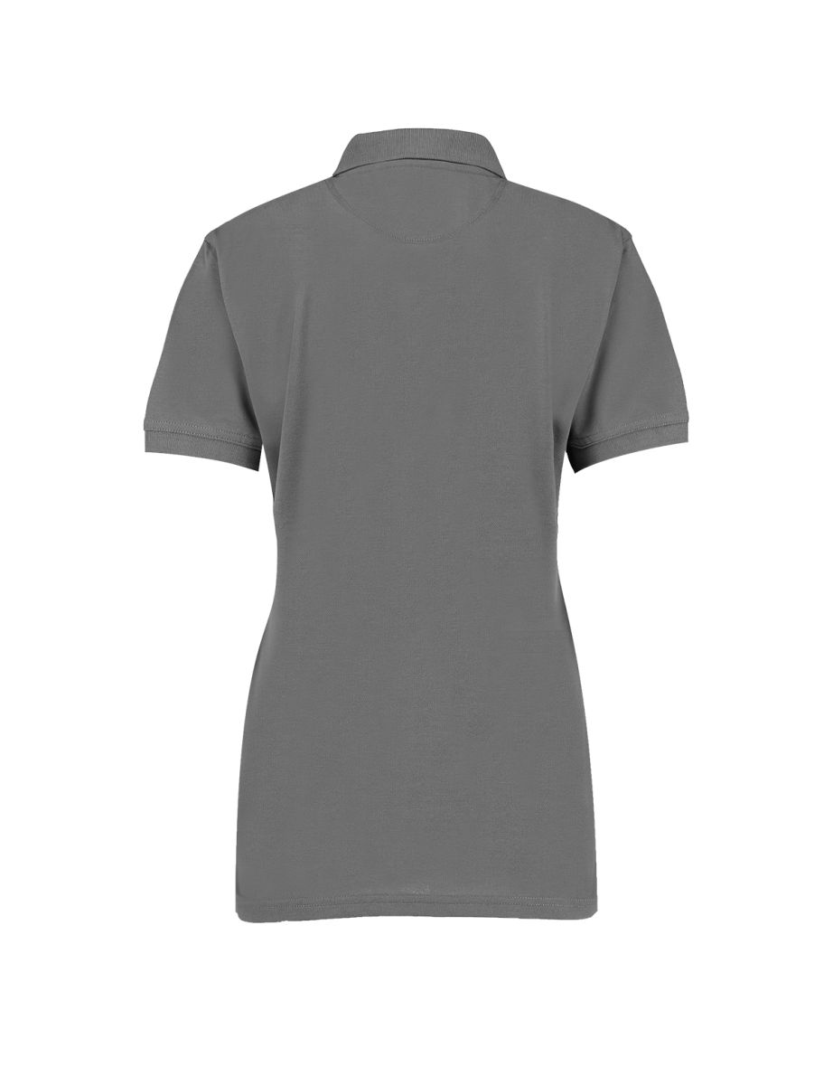 Kustom Kit Ladies Klassic Superwash Short Sleeve Polo Shirt - Charcoal - 1