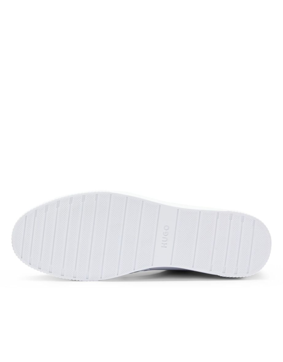 Men's Hugo Boss Zero Tennis Trainers in White - 4
