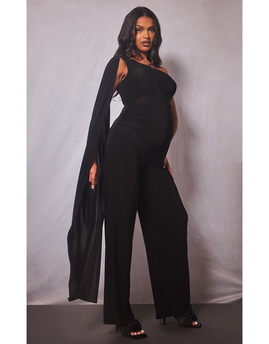 Maternity wide leg store jumpsuit