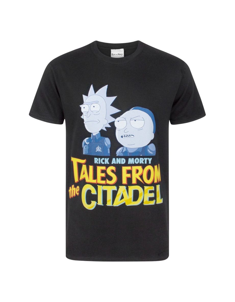 Rick And Morty Mens Tales From The Citadel T-Shirt - Black