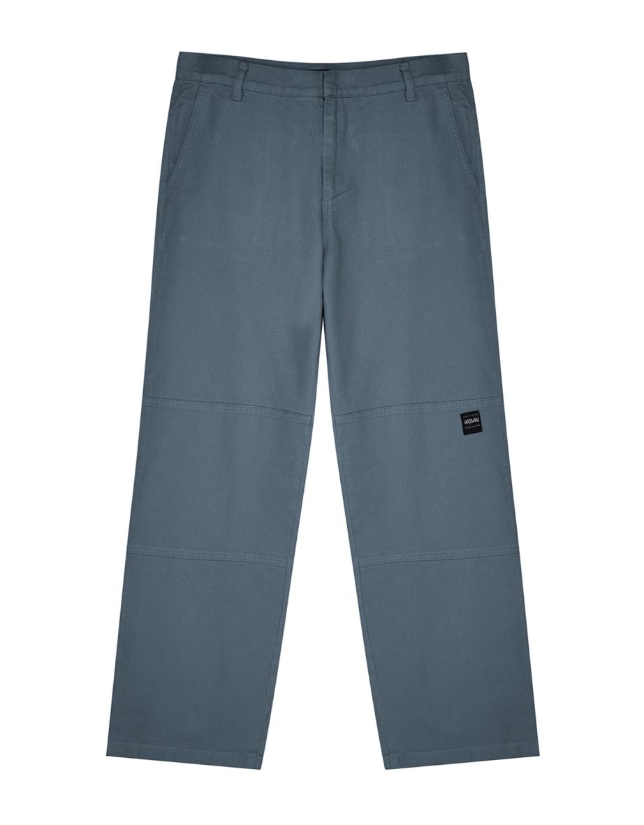 Pants - Gray - Wide leg