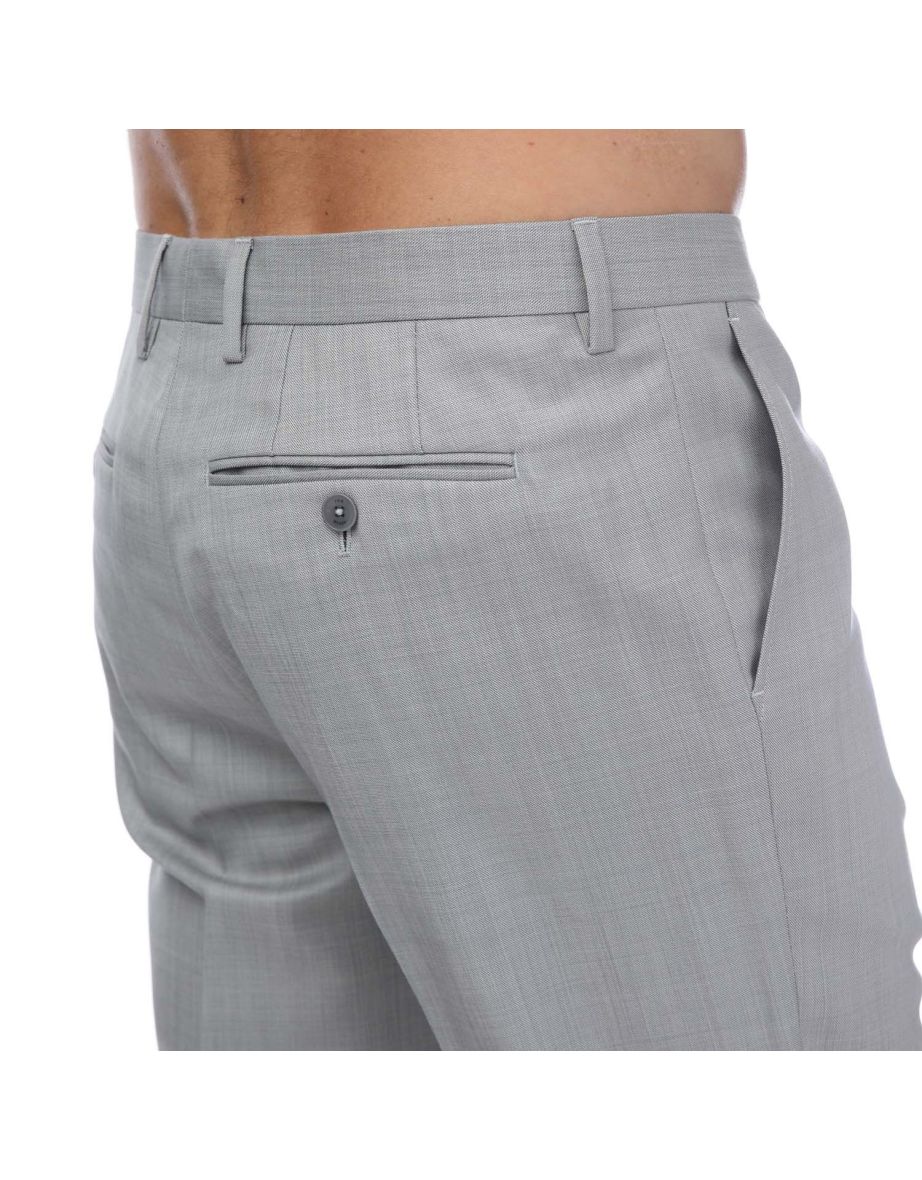 Men's Ted Baker Byront Slim Fit Wool Trousers in Grey - 2