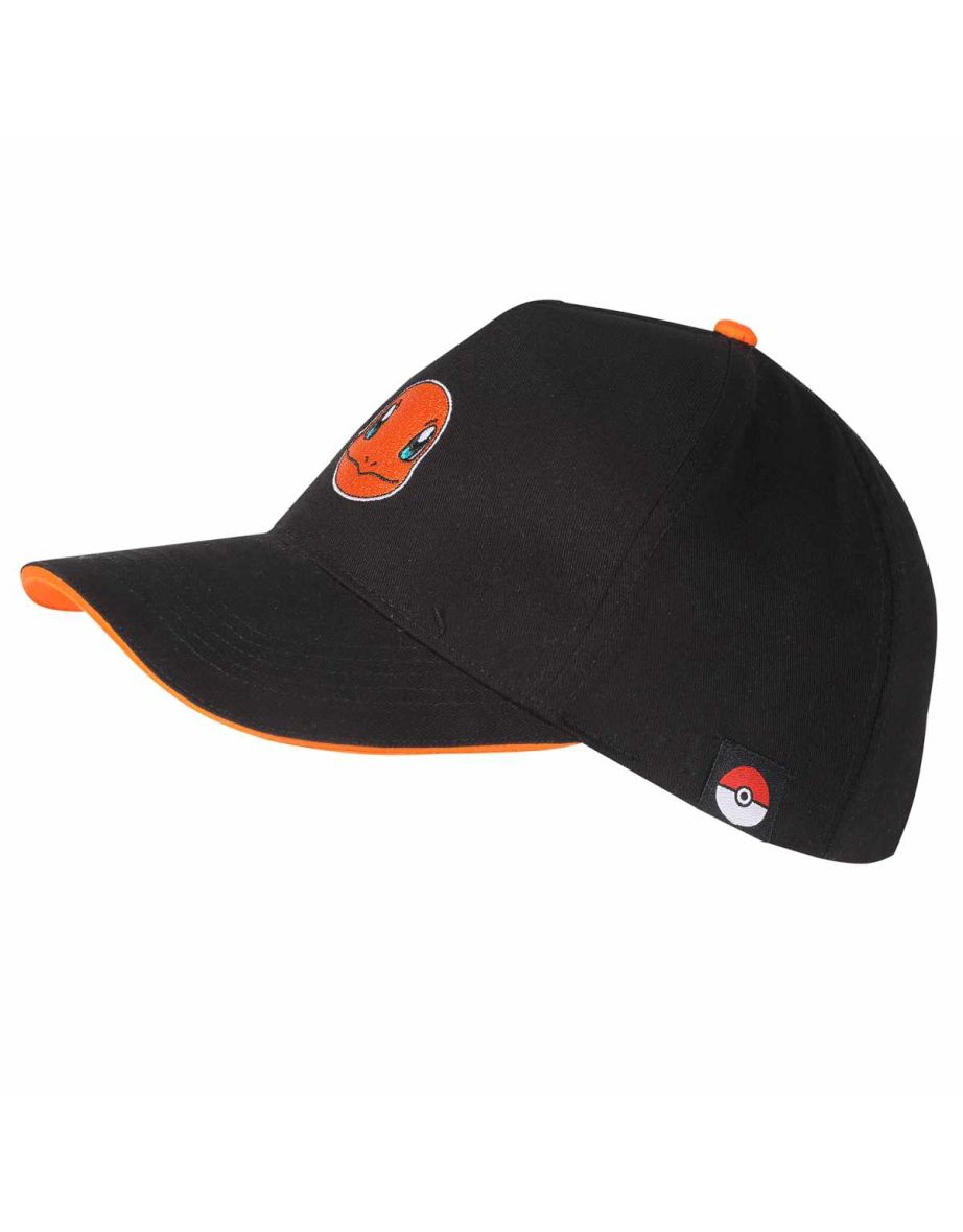 Pokemon Charmander Badge Baseball Cap - Black - 2