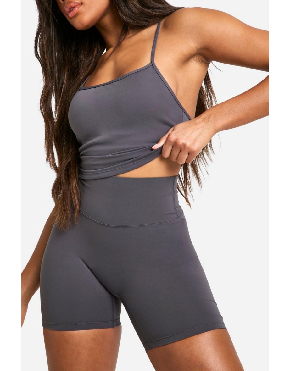 Premium Sculpt Cycling Short - charcoal - 3
