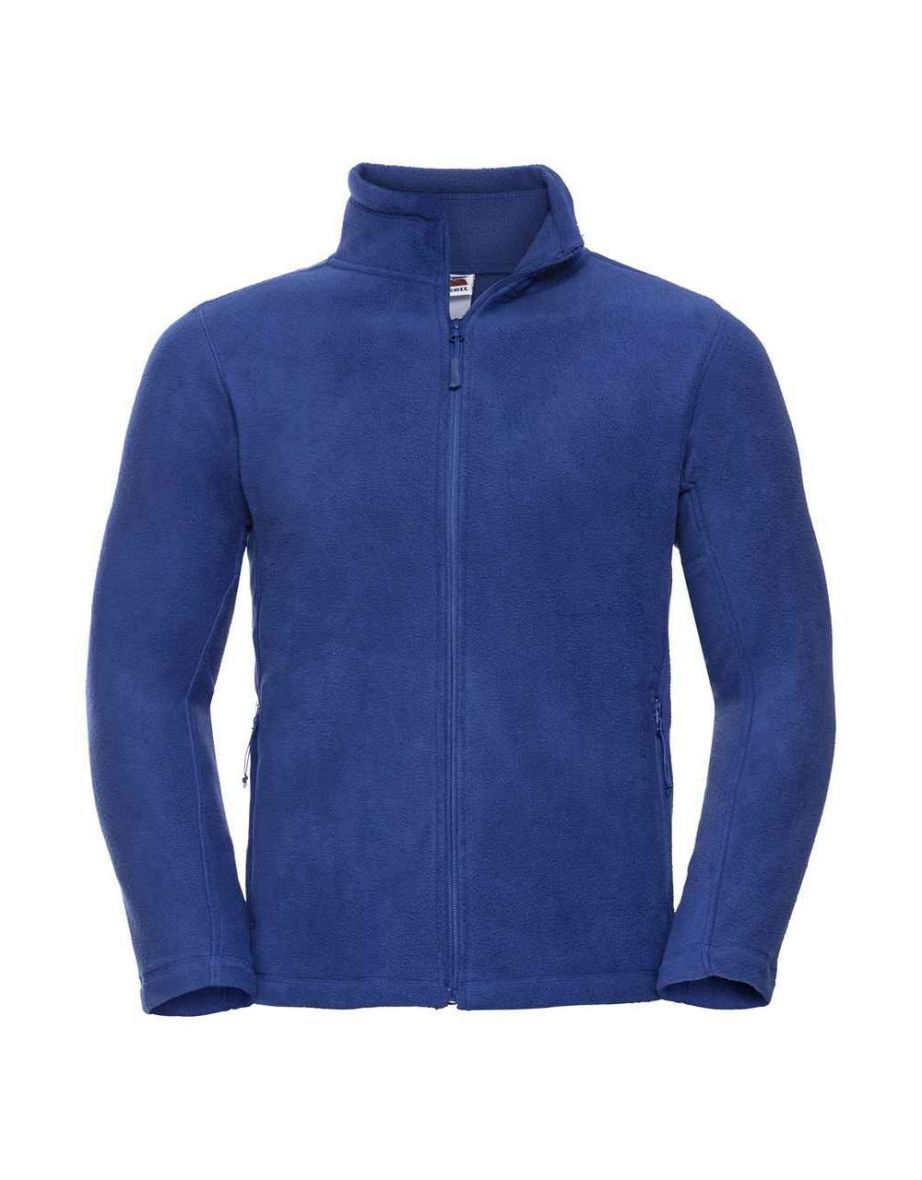 Russell Mens Outdoor Fleece Jacket - Royal Blue